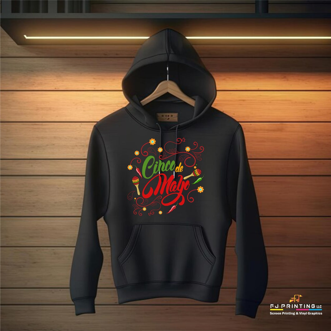 Gildan - DryBlend Hooded Sweatshirt GRAPHIC 5 DE MAYO