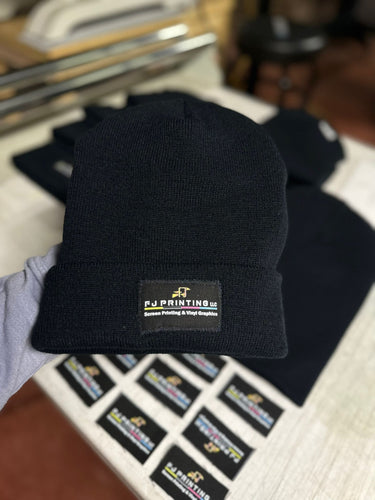 Custom - Printed and stitched beanie