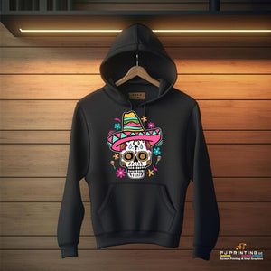 Gildan - DryBlend Hooded Sweatshirt GRAPHIC DIA DE MUERTOS COLORED