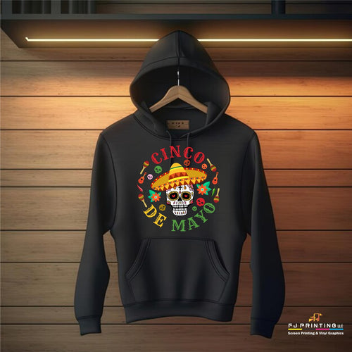 Gildan - DryBlend Hooded Sweatshirt GRAPIC CATRINA CINCO DE MAYO